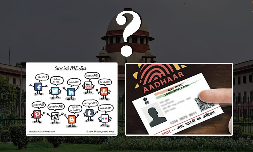 Linking of Aadhar with social media: Supreme Court seeks opinion of ...