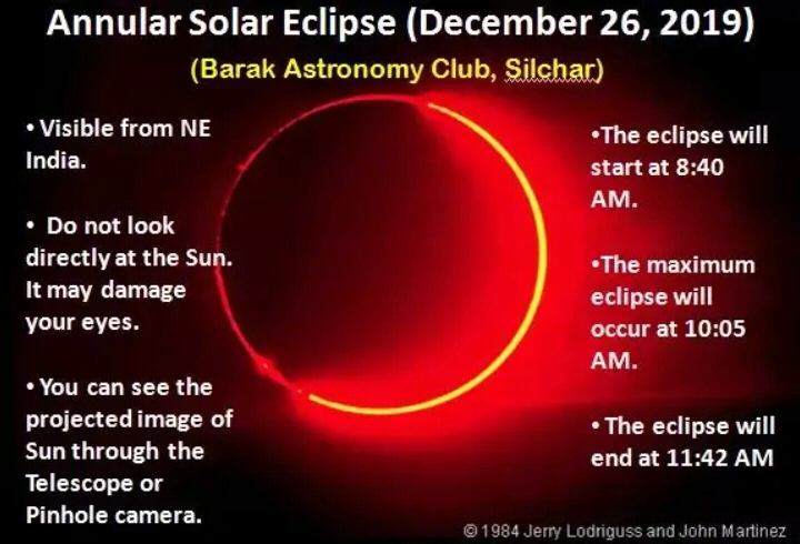 Solar Eclipse On 26 Dec Assam Univ To Organise Public Show With