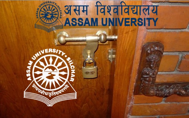 Students Researchers Lock All Office Rooms In Administrative Block Of Assam Universityব শ বব দ য লয সব অফ সর ম ত ল ঝ ল ল ন ছ ত র গব ষকর Way2barak