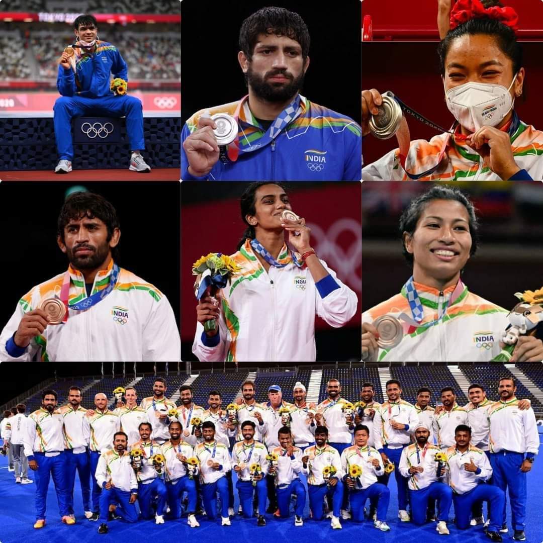 Best medal tally of India in the history of Olympics with 7 medals ...