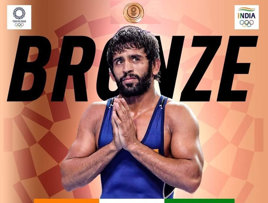 Wrestler Bajrang Punia Wins Bronze At Tokyo Olympics – Way2Barak