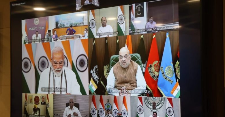 PM Modi interacts with Chief Ministers to review the COVID-19 situation ...